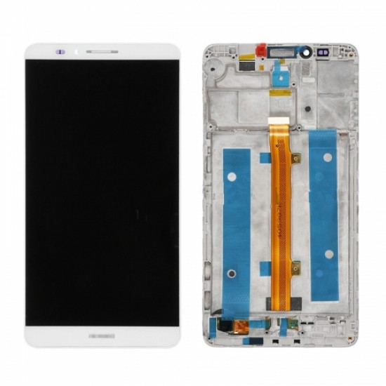 LCD with Frame for Huawei Ascend Mate 7 White