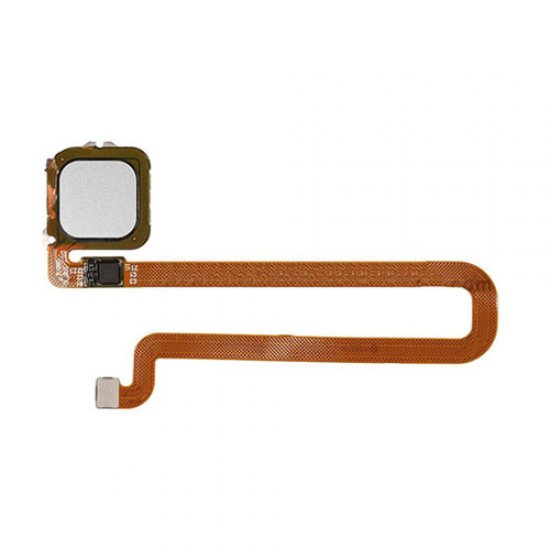 For Huawei Ascend Mate 8 Fingerprint Sensor Flex Cable Silver