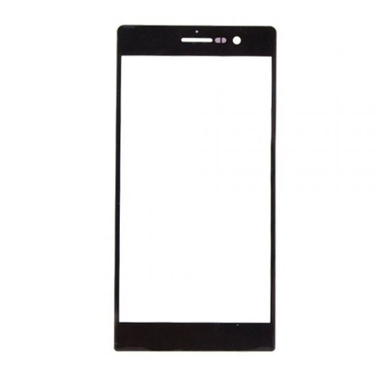For Huawei Ascend P7 Front Glass Lens Black 