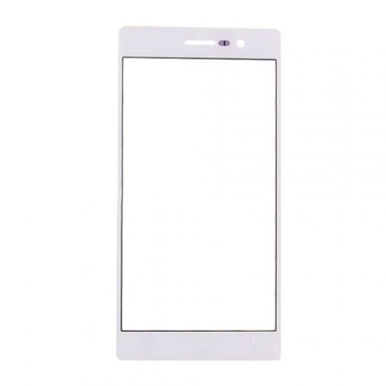 For Huawei Ascend P7 Front Glass Lens White 