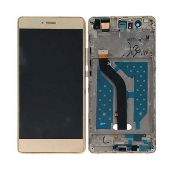 LCD with Frame for Huawei Ascend P9 Lite Gold