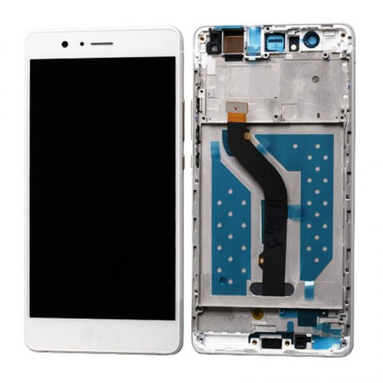 LCD with Frame for Huawei Ascend P9 Lite White