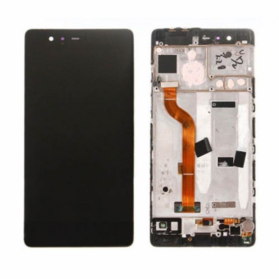 LCD with Frame for Huawei Ascend P9 Black