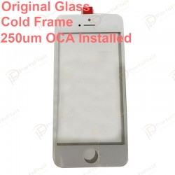 For iPhone 5 Front Glass with Frame and OCA Pre-installed White Original Glass Cold Press For iPhone 5 Front Glass with Frame and OCA Pre-installed White Original Glass Cold Press