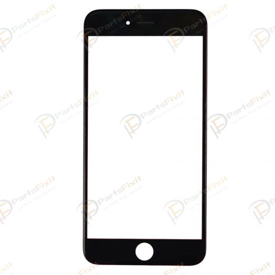 For iPhone 6 Front Glass with Frame Black Original Glass and Cold Press