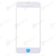 For iPhone 6S Front Glass with Frame White Original Glass Cold Press