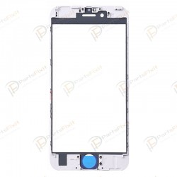 For iPhone 6S Plus Front Glass with Frame and OCA Pre-installed White Original Glass Cold Press