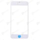 For iPhone 6S Plus Front Glass with Frame and OCA Pre-installed White Original Glass Cold Press