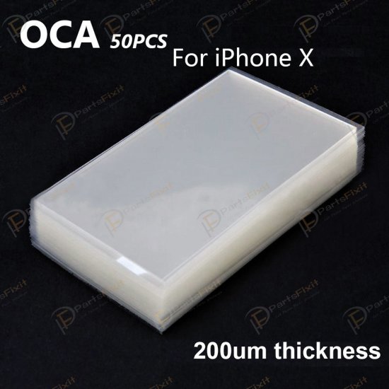 High Quality Mitsubishi OCA Double-side Sticker for iPhone X LCD Refurbishment 50pcs