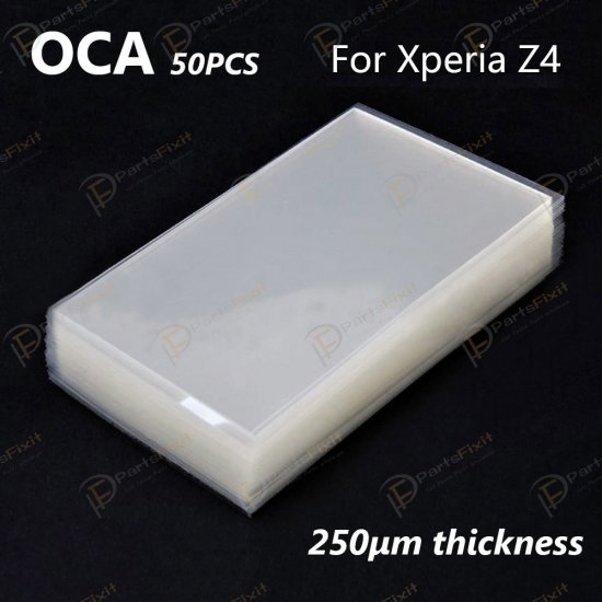 For Sony Xperia Z4 OCA Optical Clear Adhesive 50pcs