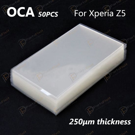 For Sony Xperia Z5 and LG G2 OCA Optical Clear Adhesive 50pcs