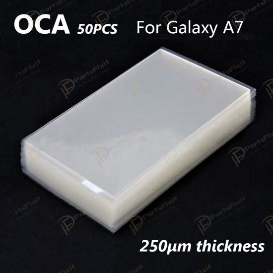 Mitsubishi OCA Optical Clear Sticker for Samsung Galaxy A7 50pcs