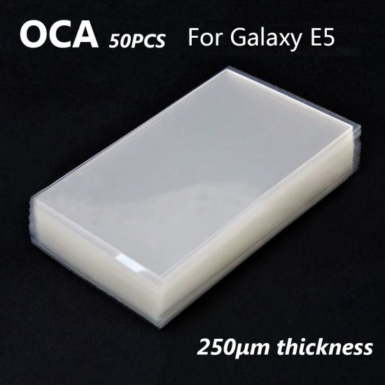 Mitsubishi OCA Optical Clear Sticker for Samsung Galaxy E5 50pcs