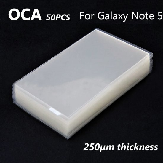 Mitsubishi OCA Optical Clear Sticker for Samsung Galaxy Note 5 50pcs