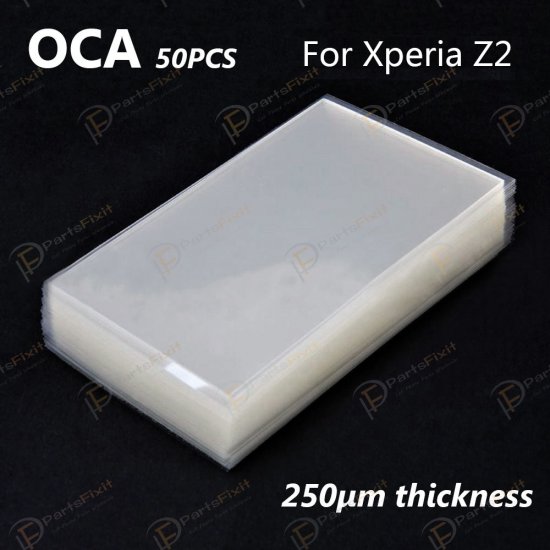 Mitsubishi OCA Optical Clear Sticker for Sony Xperia Z2 50pcs