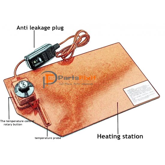 Heating Station for Tablet and phone Screen Opening