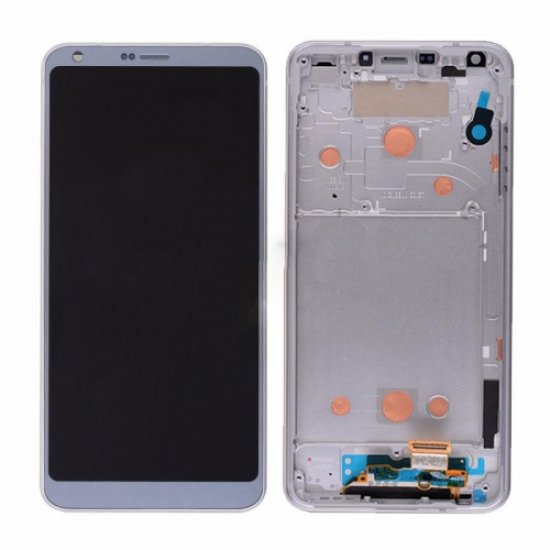 LCD Screen with Frame for LG G6 Blue  Original