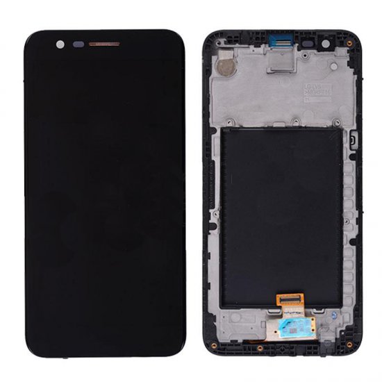 Screen Replacement With Frame for LG K10 (2017) Black Ori