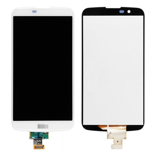 LCD with Digitizer Assembly for LG K10 White Original
