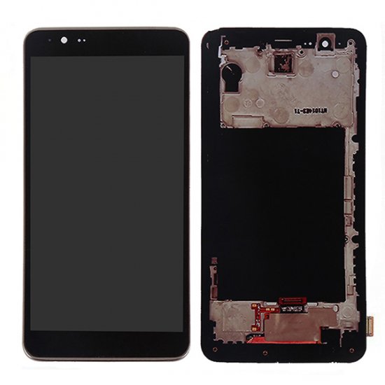 Screen Replacement With Frame for LG G Stylo 2 Black