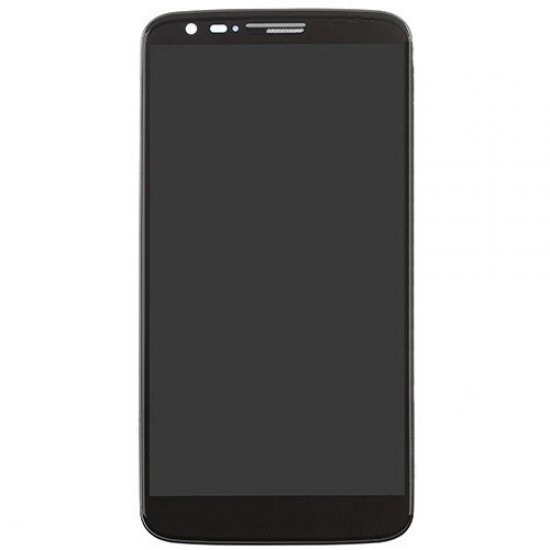 For LG G2 VS980 LCD with Frame and Verizon Black Copy Glass