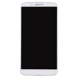 For LG G2 VS980 LCD with Frame and Verizon White Copy Glass