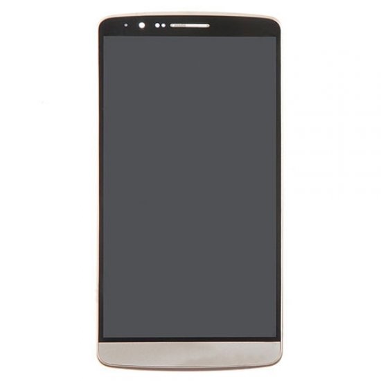 LCD with Frame for LG G3/D855 Gold High Copy