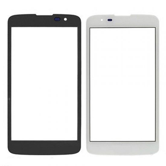 For LG K8 Front Glass Lens White