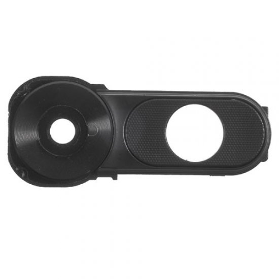 Camera Lens with Frame Bezel for LG V10 Black