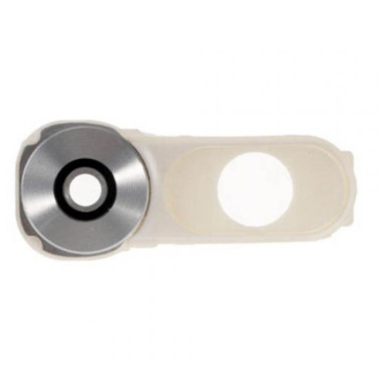 Camera Lens with Frame Bezel for LG V10 Silver