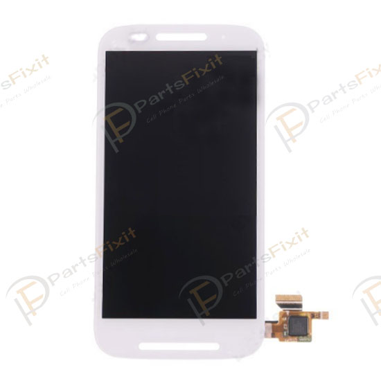 For Motorola Moto E XT1022 LCD Screen and Digitizer Assembly White 