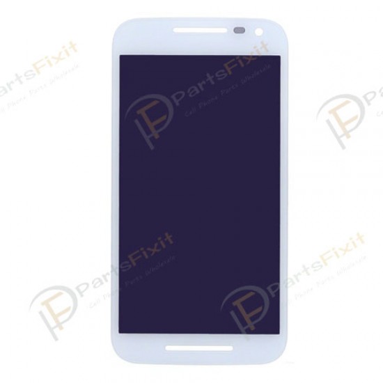 For Moto G3 LCD and Digitizer Assembly White 