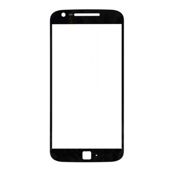 Front Glass Lens for Motorola G4 Plus Black