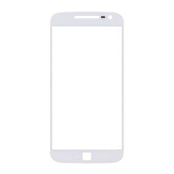 Front Glass Lens for Motorola G4 Plus White