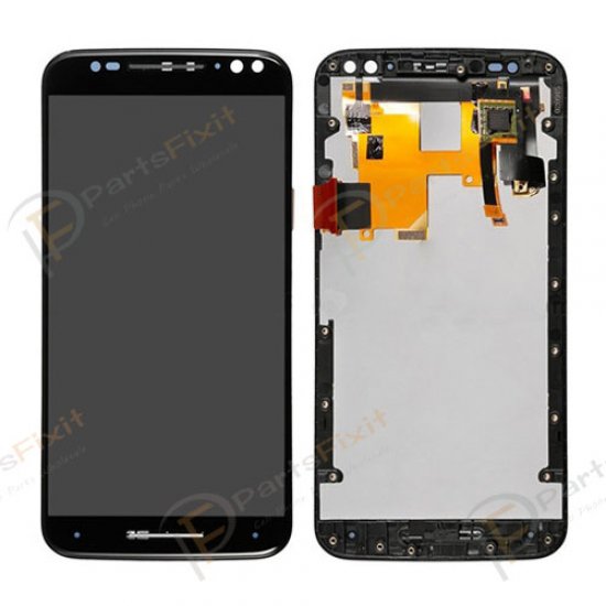 For Motorola Moto X Style XT1572 XT1570 XT1575 LCD with Frame Black
