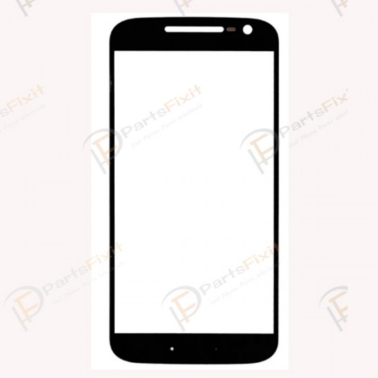 For Motorola Moto G4 Front Glass Lens Black