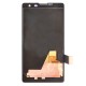 LCD Screen with Frame for Nokia Lumia 830 Silver
