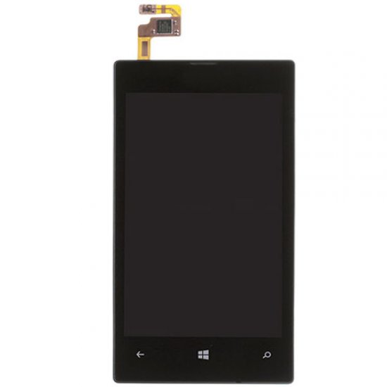 LCD Screen with Frame for Nokia Lumia 520 Black