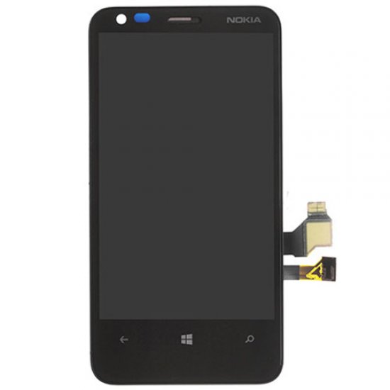 LCD Screen  with Frame for Nokia Lumia 620 Black