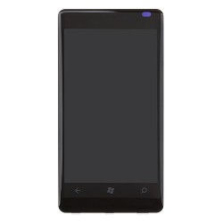 LCD Screen Digitizer Replacement with Frame for Nokia Lumia 800 Black