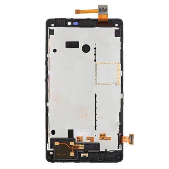 LCD Screen and Digitizer Assembly with Bezel For Nokia Lumia 820