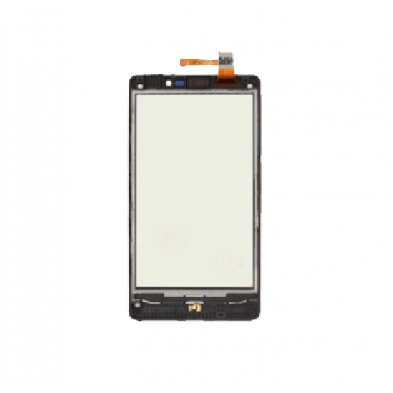 Touch Screen Digitizer with Frame for Nokia Lumia 820 Black