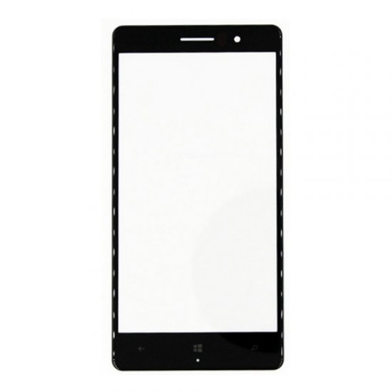 Front Glass Lens for Nokia Lumia 830 Black