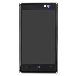 LCD with Frame for Nokia Lumia 925 Silver