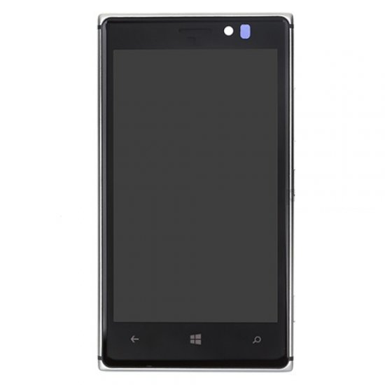 LCD with Frame for Nokia Lumia 925 Silver