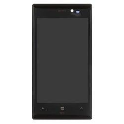 LCD with Frame for Nokia Lumia 928 Black