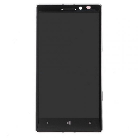 LCD Screen with Frame  Nokia Lumia 930 Silver