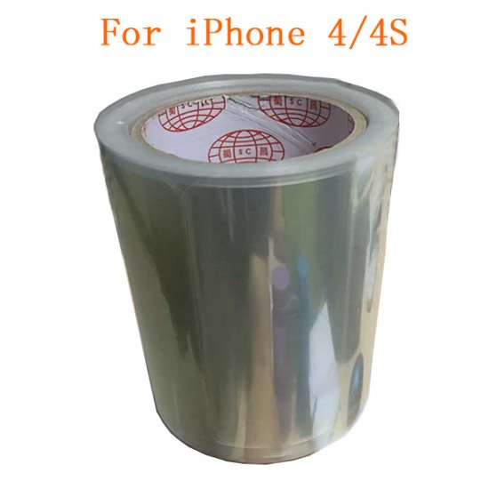 500pcs Front Screen Anti-Static Protector Refurbishment Film for iPhone 4/4s