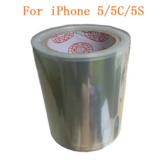 500pcs Front Screen Anti-Static Protector Refurbishment Film for iPhone 5/5c/5s