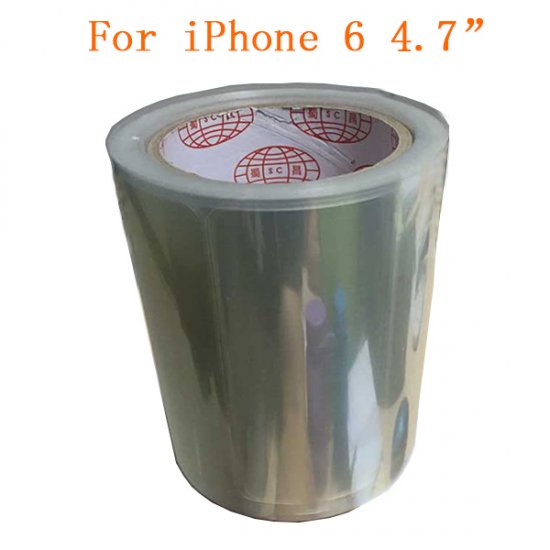 500pcs Front Screen Anti-Static Protector Refurbishment Film for iPhone 6 4.7"